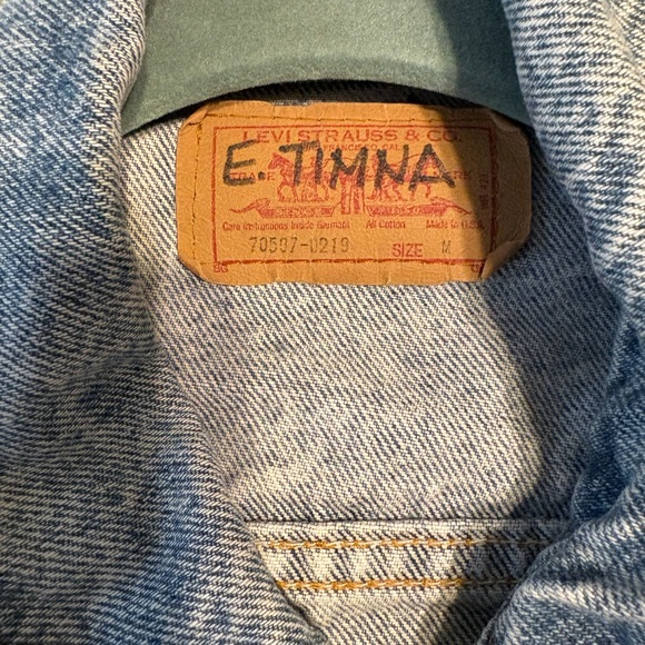 Levi's Acid Wash Denim Jacket - Picture 3 of 3